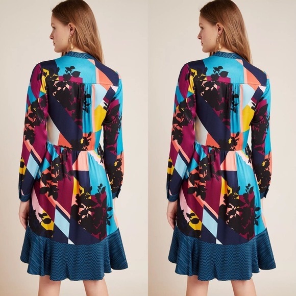 Anthropologie Gillian Abstract Shirtdress x Maeve - Picture 7 of 7